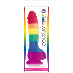 Dildo v barvách duhy Pride Edition 6 Inch Dildo