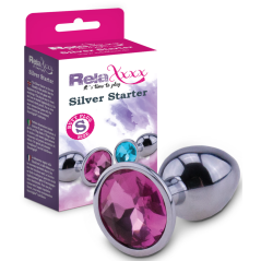 RelaXxxx Silver Starter Plug pink Size S