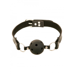 Černý roubík Breathable Ball Gag