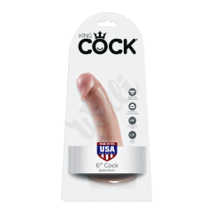 Realistické dildo King Cock 6in. Flesh